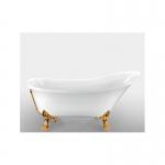 Акриловая ванна MAGLIEZZA VITTORIA 162x69 ножки золото
